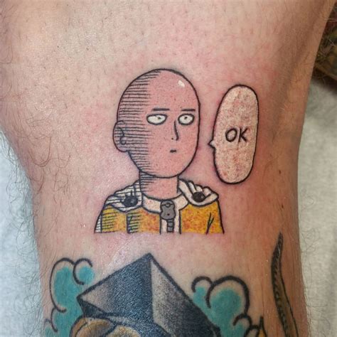 one punch man tattoo|saitama tattoo.